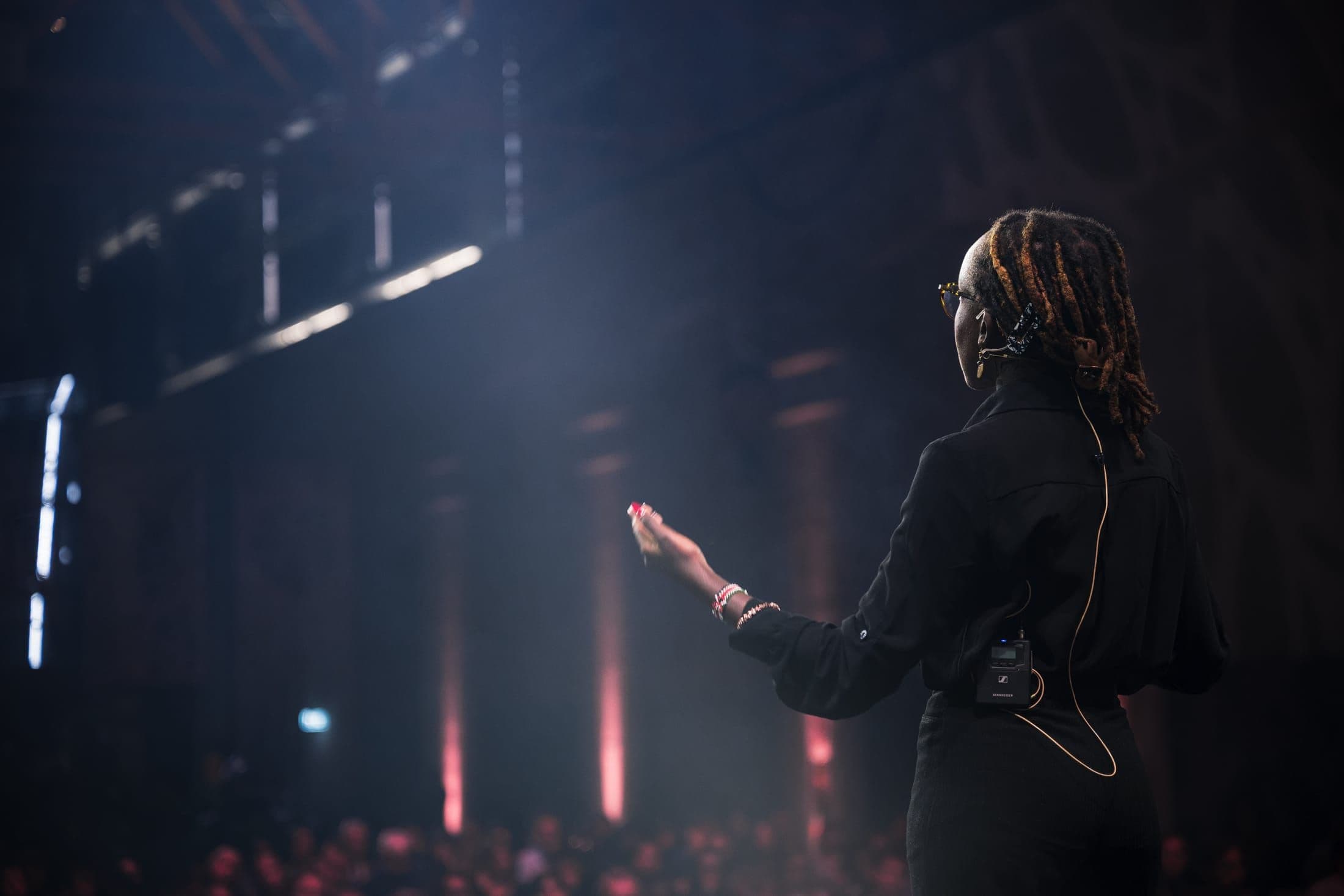 On stage at Kairos Futura